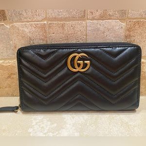 GG MARMONT ZIP AROUND WALLET